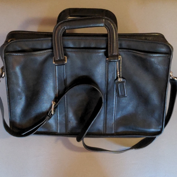 Coach Leather Brief - Picture 1 of 9